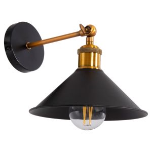 Wall lamp Reston2 Hm4464 metal base and cover-aluminum center for bulb 21x21x32hcm.