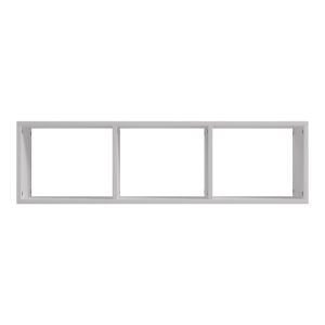 Mikoro wall shelf in white color 90x22x25.6cm
