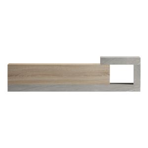 СТЕНЕН ТВ ШКАФ FLATO SONOMA-СИВ БЕЖОВ МРАМОРЕН ВИД 150X29.5X38.5СМ