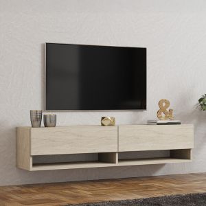 Melosa travertine wall TV cabinet 141x30x31cm