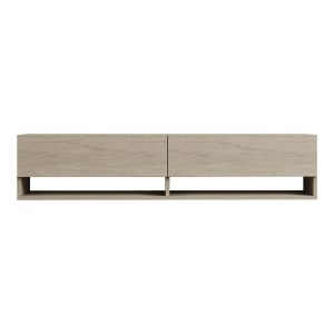 Melosa travertine wall TV cabinet 141x30x31cm