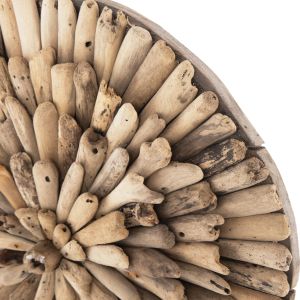 Wall decoration Chiiki Naturally Hm4297 Driftwood D40cm