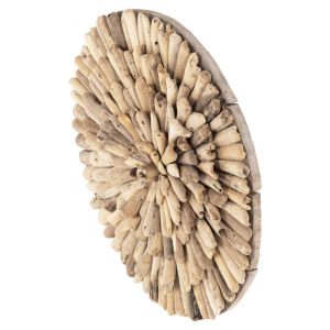 Wall decoration Chiiki Naturally Hm4297 Driftwood D40cm