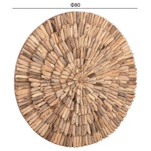 Wall decoration Chiiki Naturally Hm4299 Driftwood D80cm
