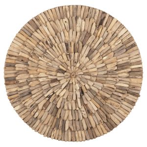 Wall decoration Chiiki Naturally Hm4299 Driftwood D80cm