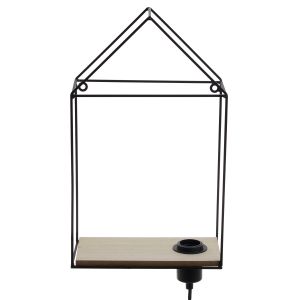 Wall shelf with lighting