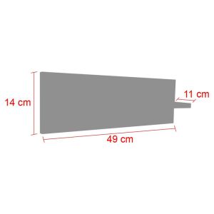 Стенна Закачалкаr Lolia 49x11x14cm