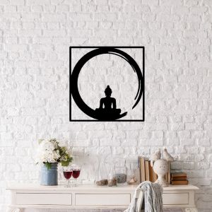 Wall metal panel Buddha Hm7210