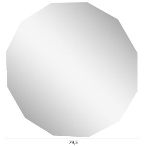 Wall mirror Cane Hm4494 without frame φ79.5cm.
