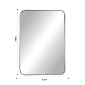 Classy Inart wall mirror with gold aluminum frame 50x2.5x80cm
