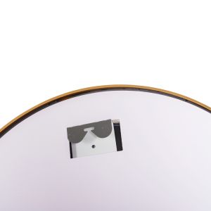 Wall mirror Hm9580,30 with aluminum frame gold with Led lights D60x3cm