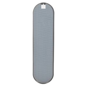Wall mirror Hm9581.40 Tall Oval Silver with aluminum frame 38.5x4x149hcm
