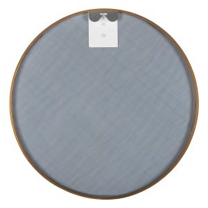 Wall mirror Hm9582.30 with aluminum gold frame D50x3cm