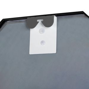 Wall mirror Hm9583.01 Octagon Black with aluminum frame 55.5x2.5x55.5hcm