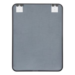 Wall mirror Hm9584,01 Black with aluminum frame 60x3x80hcm