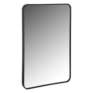 Wall mirror Hm9584,01 Black with aluminum frame 60x3x80hcm