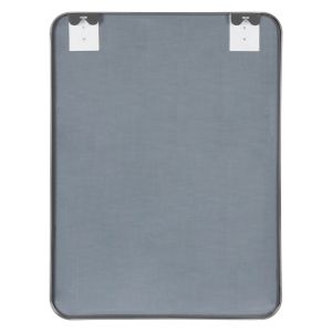 Wall mirror Hm9584,40 Silver with aluminum frame 60x3x80hcm