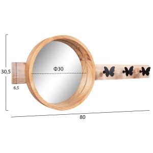 Wall mirror Scuttle Hm4222 80x6.5x30.5hcm