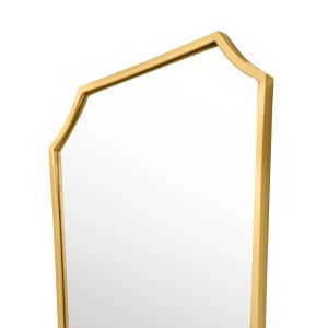 Wall mirror Torfu golden metal frame 56x2x165cm