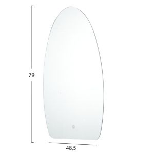 Wall mirror Fenel series Hm4496 without frame-led backlight 48.5x79hcm.