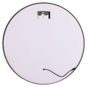 Wall mirror gray aluminum frame with Led lights D60x3cm Hm9580,40