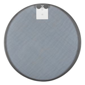 Wall mirror with silver aluminum frame Hm9582,40 D50x3cm
