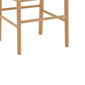 Alessia chair natural beech-natural rattan 43x40x89cm