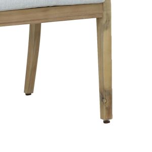 Bolen chair solid acacia beige textile 59x63.2x89.9cm