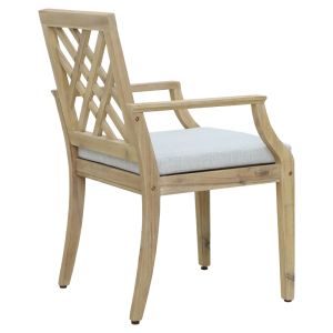 Bolen chair solid acacia beige textile 59x63.2x89.9cm