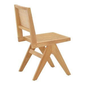 Brenin chair made of natural rubber wood 45x56x82cm