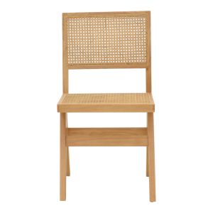 Brenin chair made of natural rubber wood 45x56x82cm