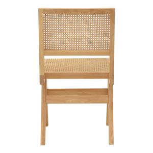 Brenin chair made of natural rubber wood 45x56x82cm