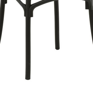 Crossie Pp chair in dark gray shade 38x46.5x82cm