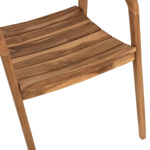 Deus Hm9621 teak chair 54x56x76cm