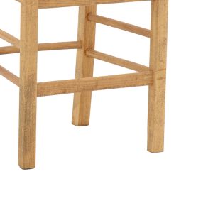 Dmnir-charchie chair made of solid wood, walnut color, 41x42x92cm