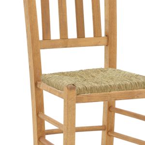 Dmnir-charchie chair made of solid wood, walnut color, 41x42x92cm
