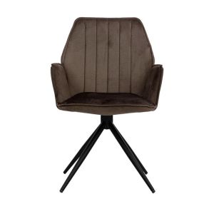 Dorothee chair in brown color 58x46x91cm