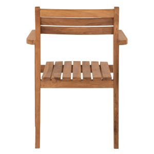 Erietta Hm9534 chair made of teak wood in natural color, stackable 60x54x87cm