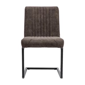 Evita chair in brown color 50x47x85cm