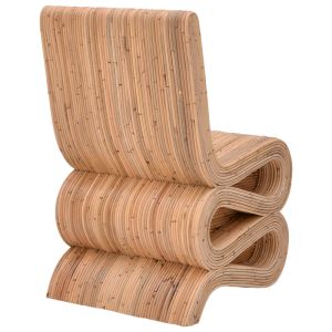Стол Favorsy ратан в естествен цвят 65x52x90см