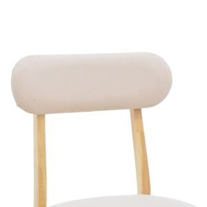 Gaborn chair in natural beige color 47x47x81.5 cm