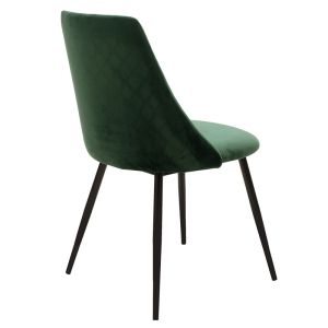 Giselle green plush chair