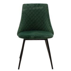 Giselle green plush chair