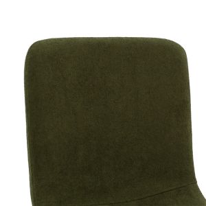 Gratify boucle chair, khaki color with black legs