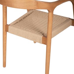 Chair Hm9874 made of solid ash wood 57x54x78hcm