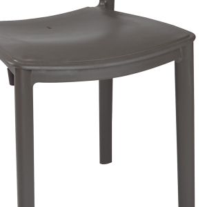 Ignite chair polypropylene in anthracite color