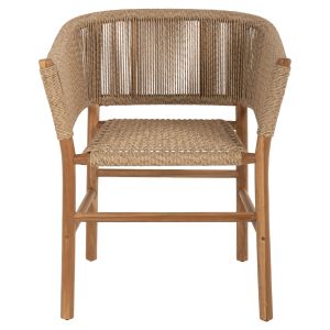 Irvine Hm9822 teak chair in natural color 64x56x76cm