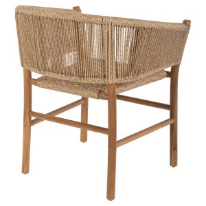 Irvine Hm9822 teak chair in natural color 64x56x76cm