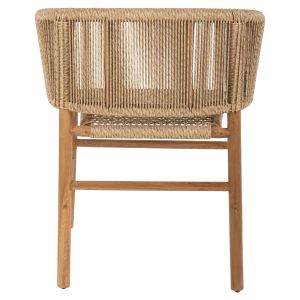 Irvine Hm9822 teak chair in natural color 64x56x76cm