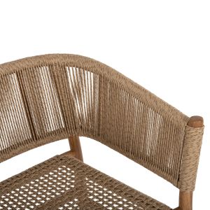 Irvine Hm9822 teak chair in natural color 64x56x76cm